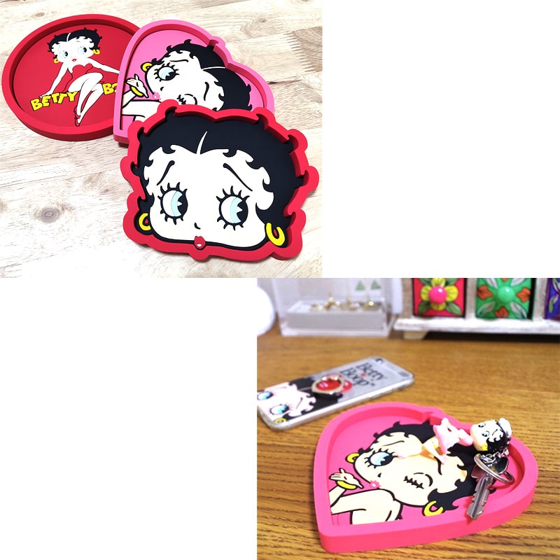 ラバートレイ かわいい ベティ・ブープ 選べる 3タイプ Betty Boop