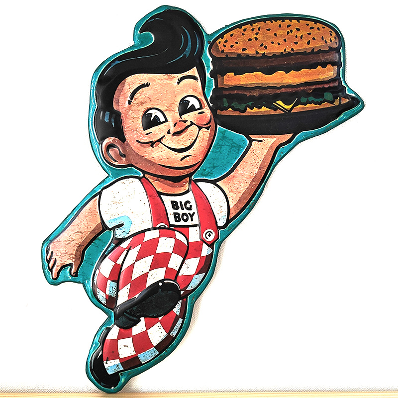 アメリカン レトロ ブリキ看板 レトロ BIG BOY キャラクター