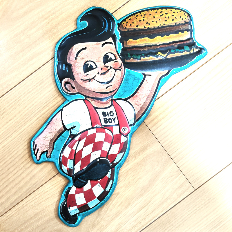 アメリカン レトロ ブリキ看板 レトロ BIG BOY キャラクター