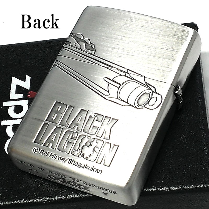 ZIPPO ライター レヴィ ブラックラグーン かっこいい シルバー 3