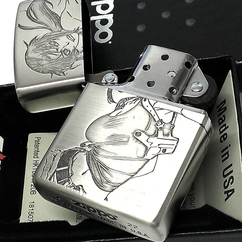 ZIPPO ライター レヴィ ブラックラグーン かっこいい シルバー 3