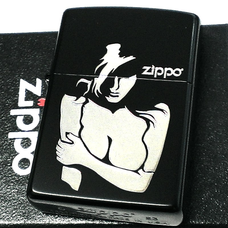 ZIPPO セクシー シルエット ジッポ ライター ロゴ マット ZIPPO セクシー シルエット ジッポ ライター ロゴ マット