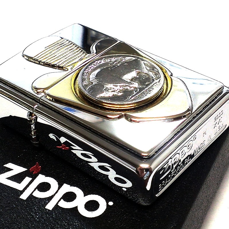 バッファローさん専用　Gaboratory ZIPPO ZIPPO（ジッポー） 一点物 2000年製 バッファローコイン レア ジッポ
