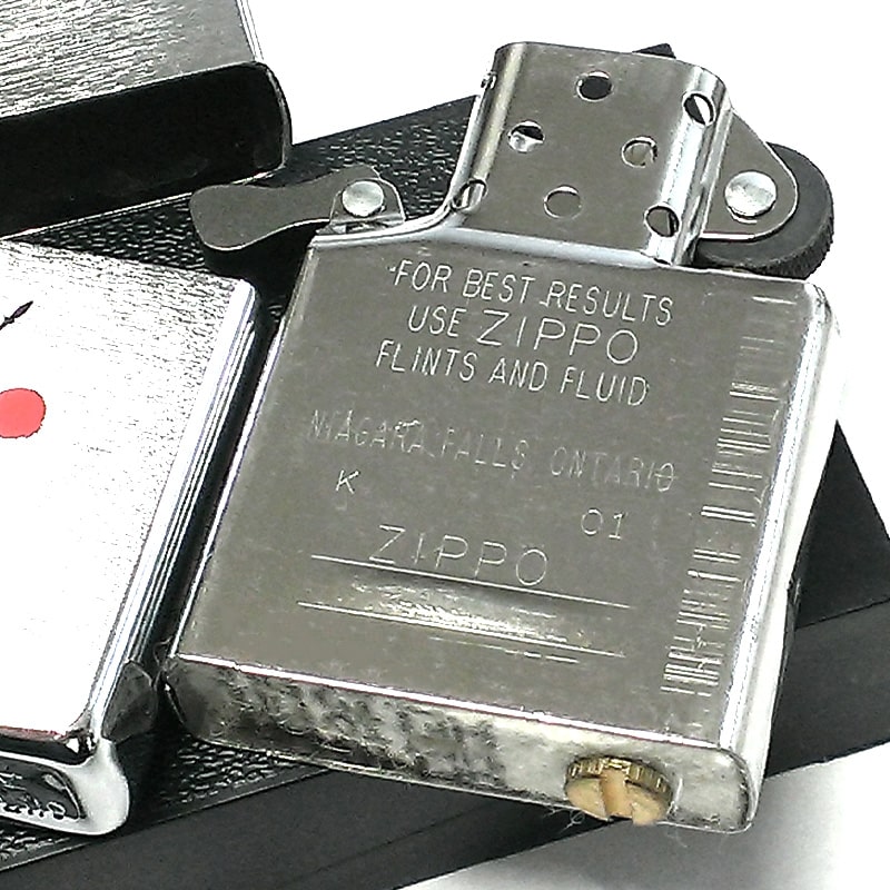 ZIPPO ライター レア 1点物 カナダ製 1998年製 国旗 ジッポ オンタリオ 