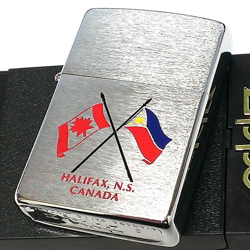 ZIPPO レア ジッポ ライター 1994年製 カナダ製 国旗 オンタリオ製 