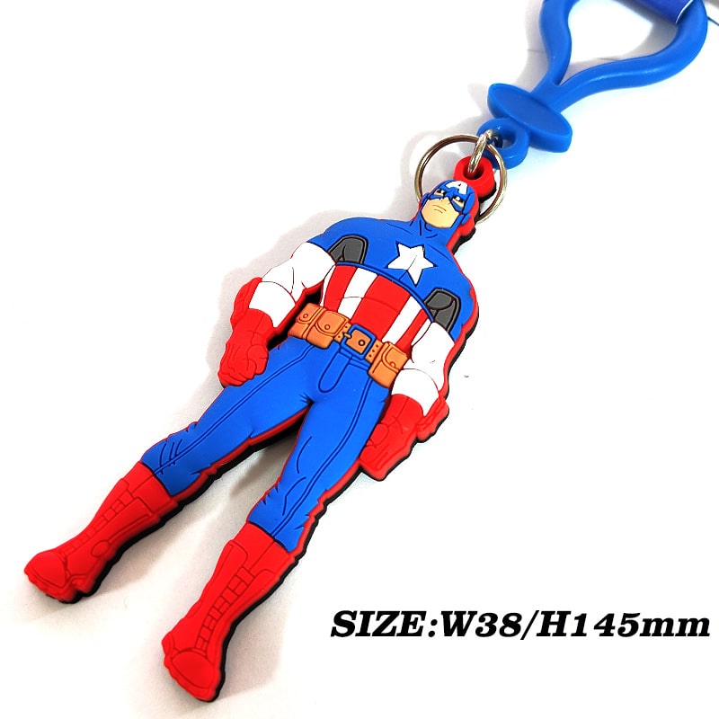 MARVEL（マーベル） ラバーキーチェーン キャプテンアメリカ