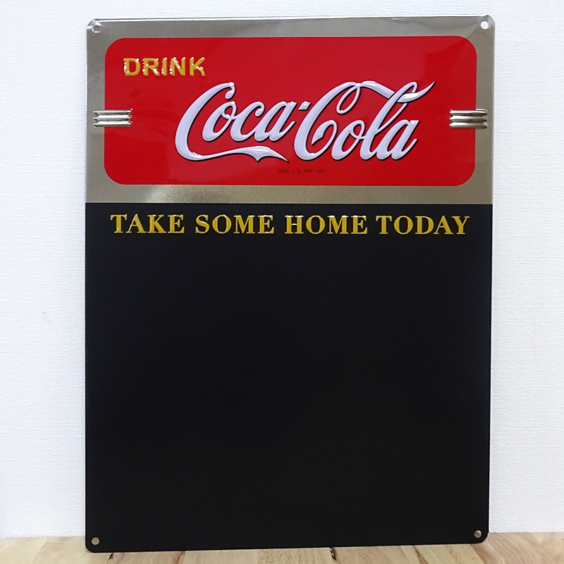 ブリキ看板 コカコーラ チョークボード COKE CHALKBOARD アンティーク ガレージ 黒板 プレート 可愛い 正規ライセンス品 アメリカン  雑貨 : coke-chalkboard : Zippoタバコケース喫煙具のハヤミ - 通販 - Yahoo!ショッピング