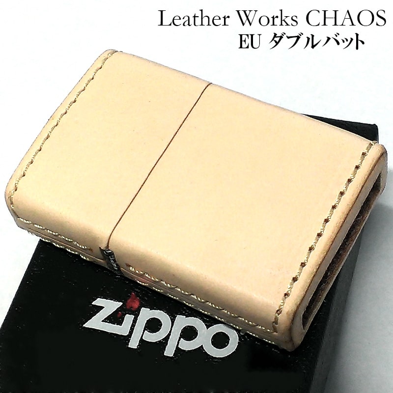 【新発売】 ZIPPO ライター 革巻き EU ダブルバット ジッポ おしゃれ カオス その他
