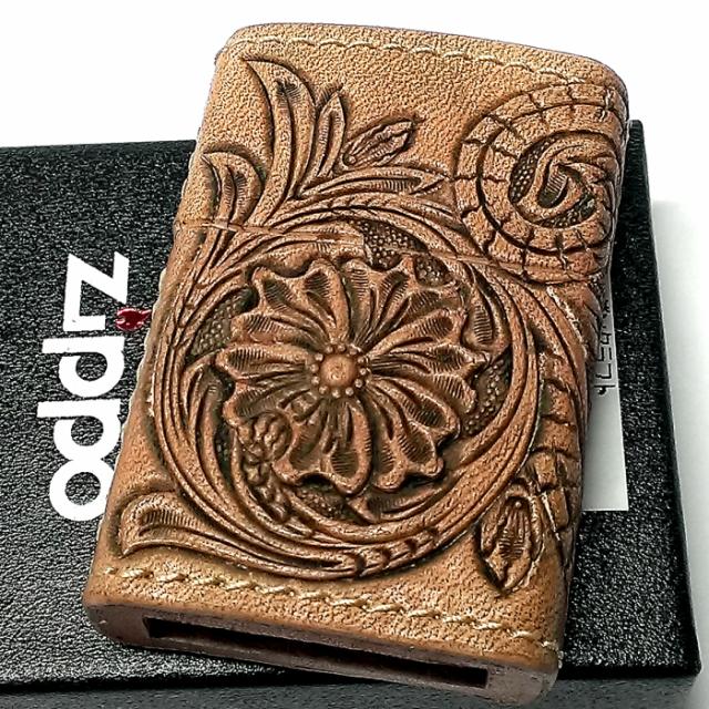 ZIPPO（ジッポー） ライター 本革巻き ジッポ カオス シェリダン