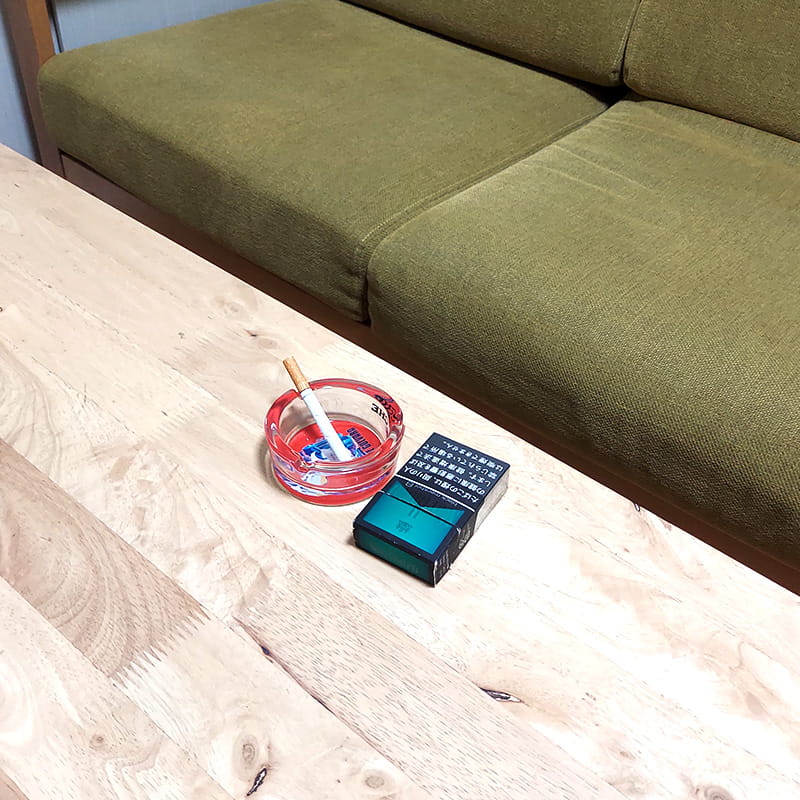 卓上灰皿 チェ・ゲバラ ガラス灰皿 ロゴ おしゃれ アッシュトレイ 銘柄