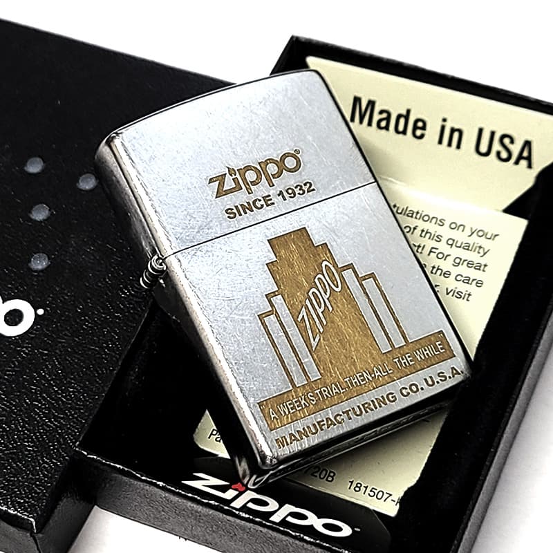 ZIPPO（ジッポー） ジッポー社デザイン 深彫レーザー彫刻 ライター
