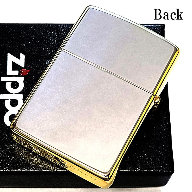 ZIPPO（ジッポー） ウィンディ クラシック シルバー＆ゴールド 彫刻