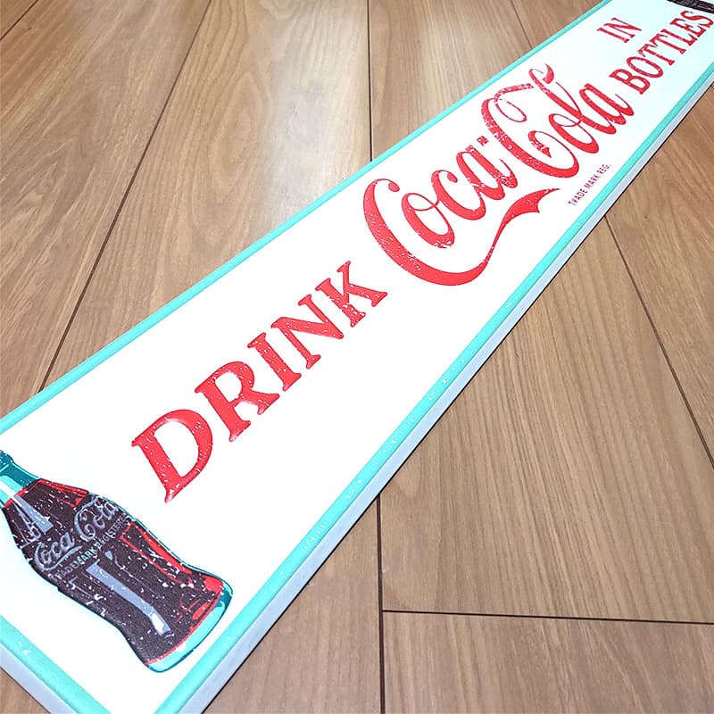 Coca Cola（コカコーラ） ブリキ看板 レトロ アンティーク アメリカン
