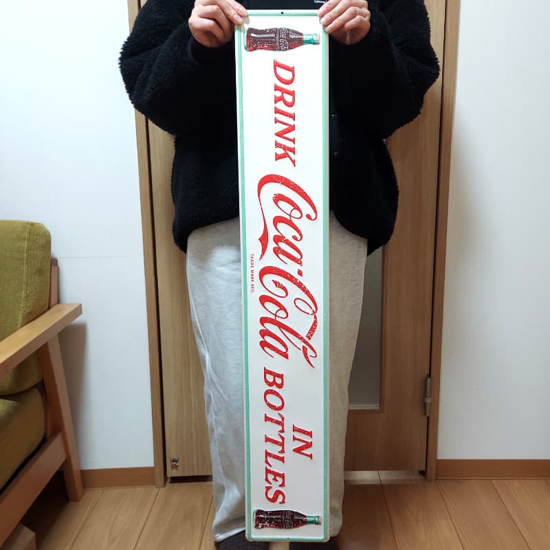 Coca Cola（コカコーラ） ブリキ看板 レトロ アンティーク アメリカン