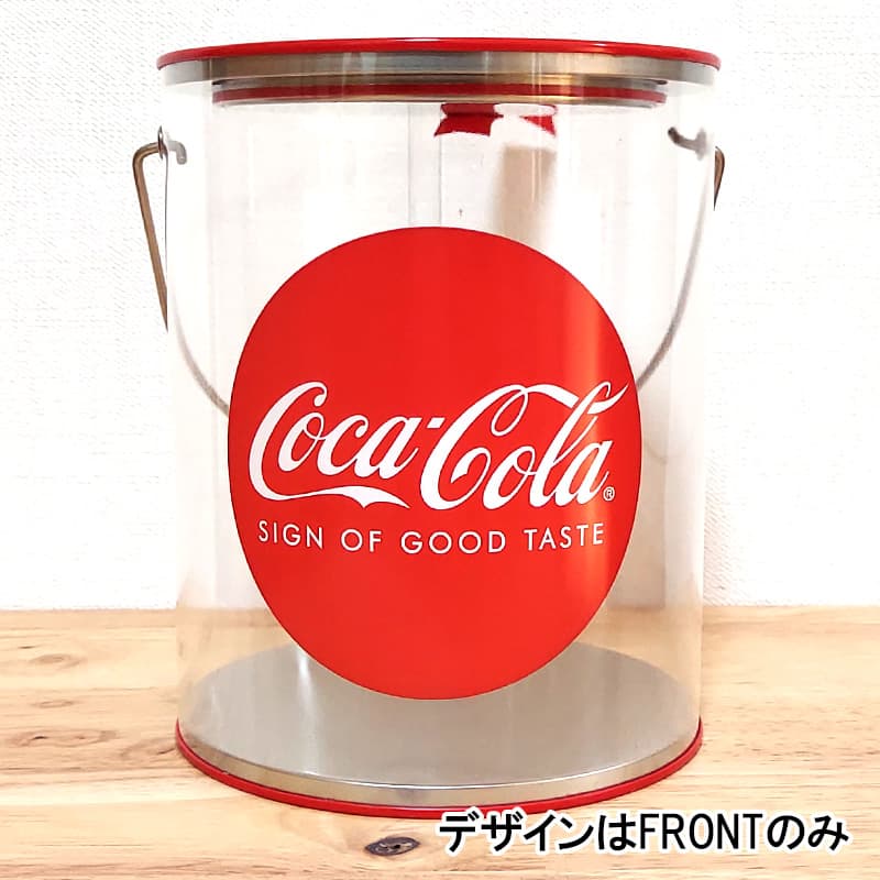 コカコーラ　運転免許証スリーブホルダー　ビンテージ　アメリカン雑貨 Coca Cola（コカコーラ） 小物入れ クリア キャニスター 蓋付き 正規