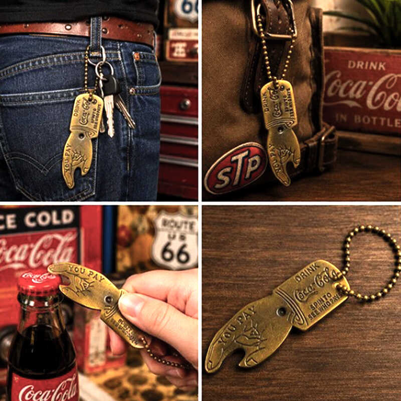 Coca Cola（コカコーラ） 栓抜き YOU PAY スピナーキーチェーン ボトル