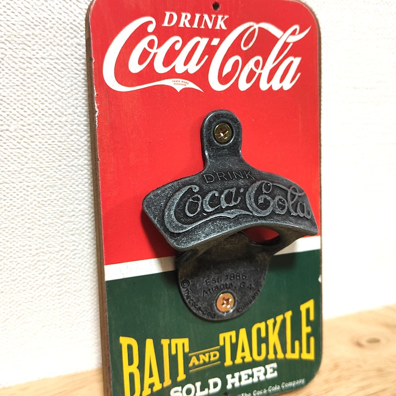 Coca Cola（コカコーラ） ボトルオープナー Bait & Tackle アメリカン