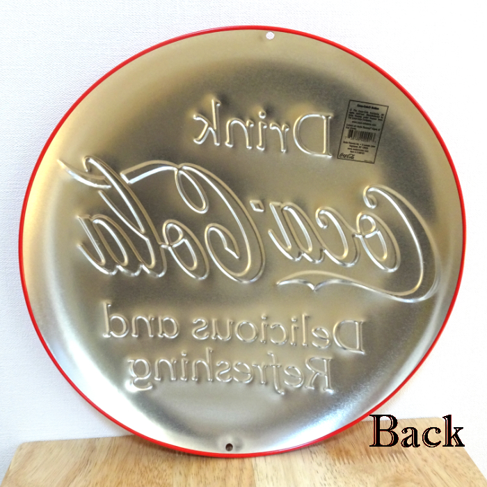 Coca Cola（コカコーラ） ブリキ看板 アンティーク ガレージ プレート