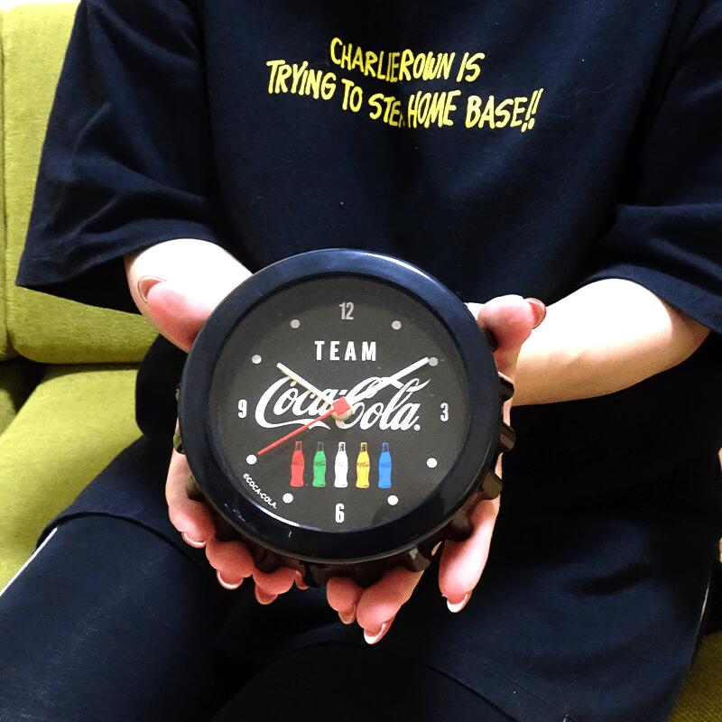 Coca Cola（コカコーラ） 時計 Coca-Cola Bottle Cap Clock ブラック
