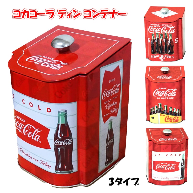 コカコーラ ティン コンテナー かわいい アンティーク 正規ライセンス品 小物入れ ヴィンテージ アメリカン グッズ 雑貨 ブリキ インテリア  おしゃれ : cocacola-tincontainar : Zippoタバコケース喫煙具のハヤミ - 通販 - Yahoo!ショッピング