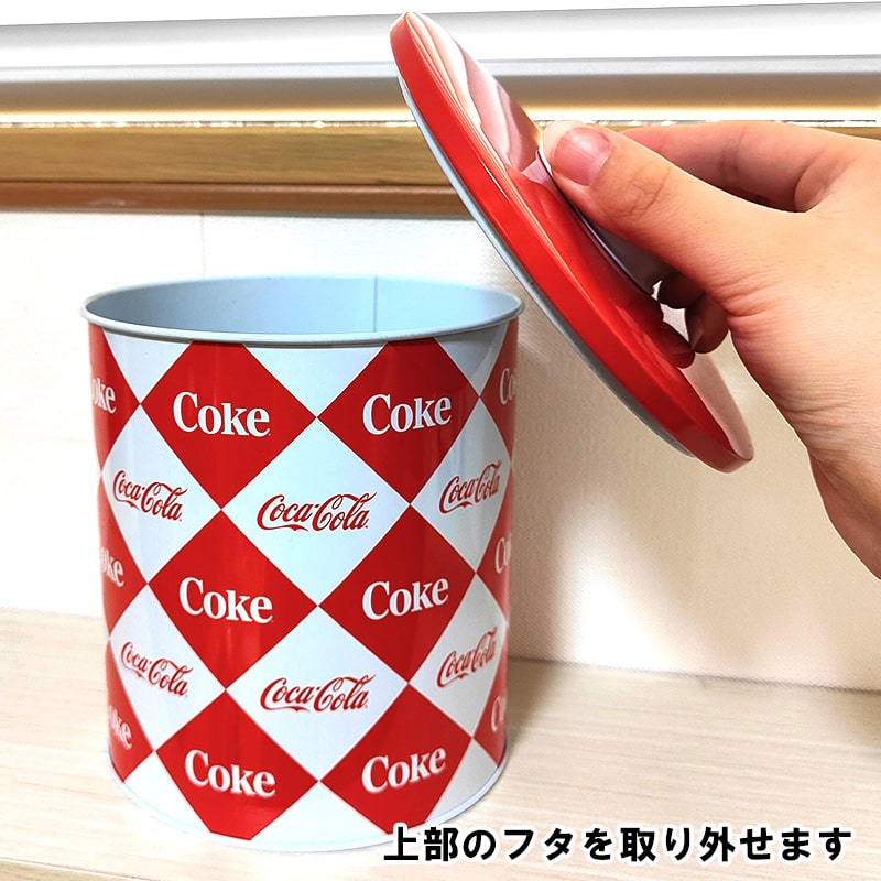 Coca Cola（コカコーラ） 小物入れ 蓋付き 保存容器 ロゴ 6