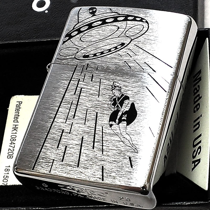 ZIPPO UFO ウィンディ コミカル ジッポ ライター シルバーサテン