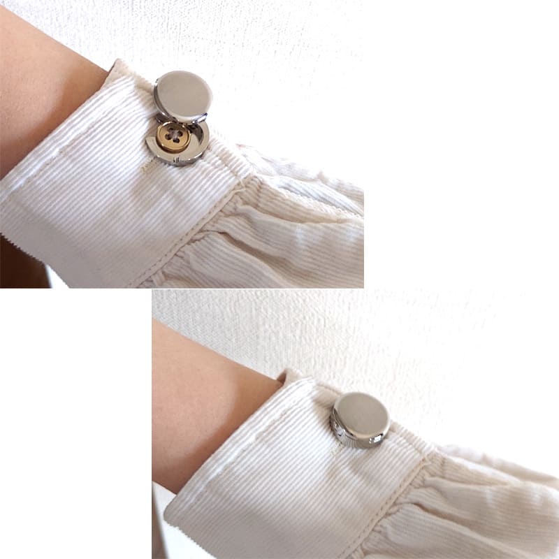 ❤人気商品❤カフスボタン セリエ ブラウンｘシルバー金具 箱付き カフスボタン 丸型 ブレザー風 シルバー 銀色 カフリンクス