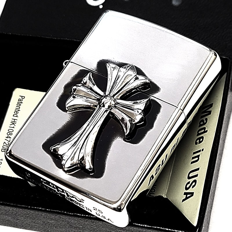ZIPPO（ジッポー） ライター クロス ジッポ 十字架 シルバー おしゃれ