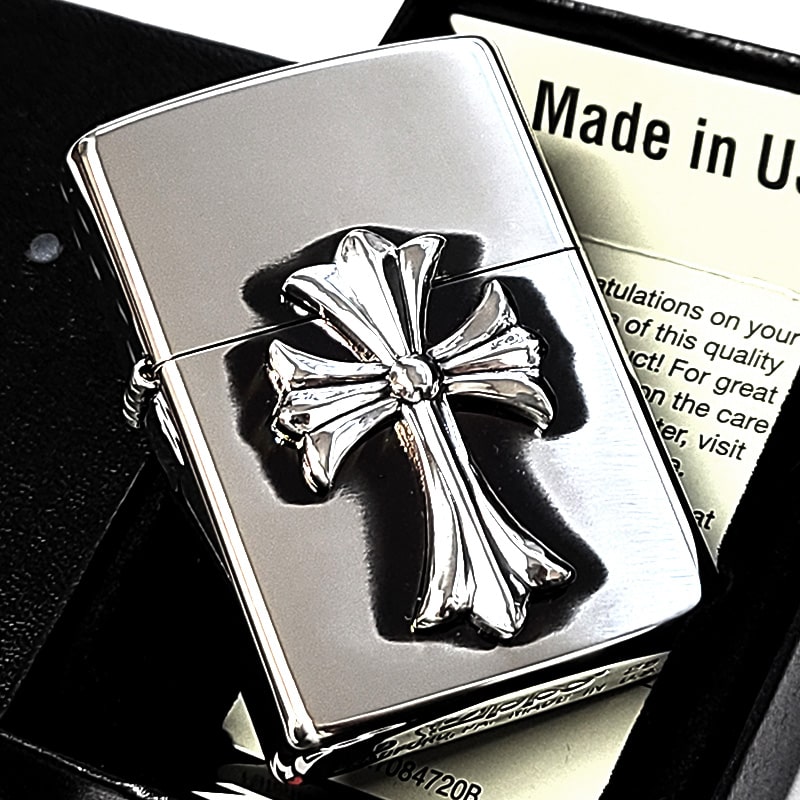 ZIPPO（ジッポー） ライター クロス ジッポ 十字架 シルバー おしゃれ