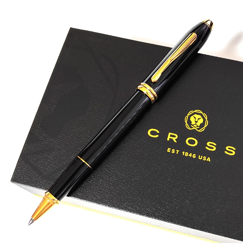 CROSS（クロス） ボールペン タウンゼント ブラックラッカー ゴールド