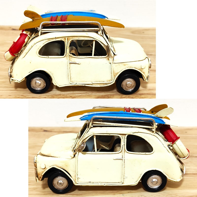 アメリカン レトロ ビンテージカー オブジェ サーフィン ブリキ 車
