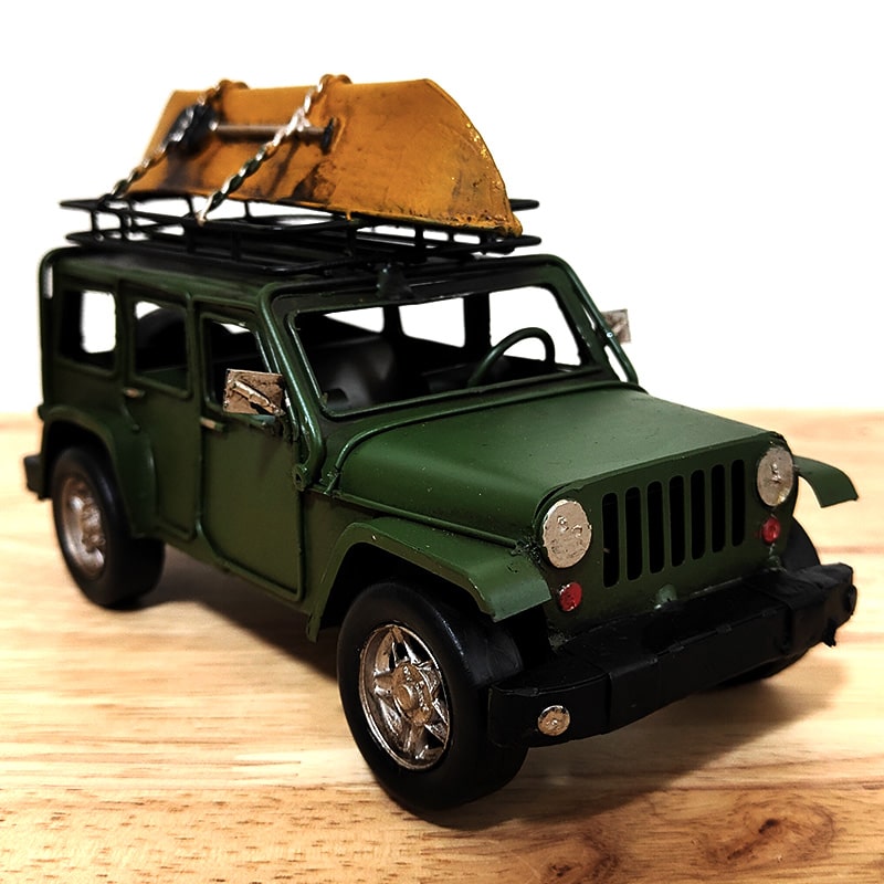 アメリカン レトロ ビンテージカー 4WD カーキ かっこいい