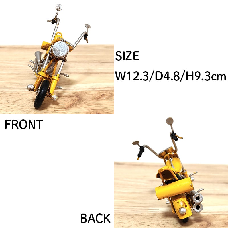 アメリカン レトロ ビンテージ バイク チョッパー ブリキ製 オブジェ