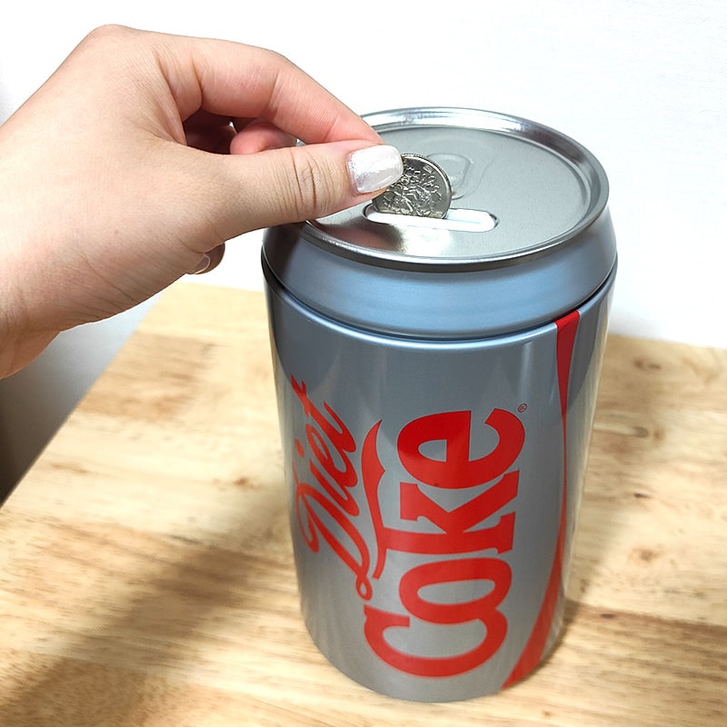 アメリカン レトロ 貯金箱 ダイエットコーラ 缶バンク コカ