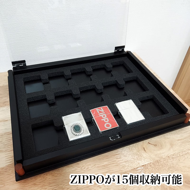 ZIPPO ライター アクリルケース コレクション 絶版 ディスプレイ 一点物 ジッポ社正規品 レア 収納 おしゃれ ジッポ 最大15個 インテリア｜hayamipro｜02