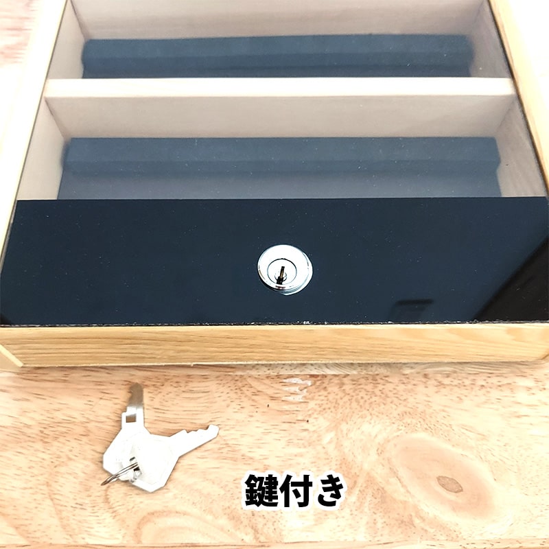 ZIPPO ライター コレクションケース 三段 木製 一点物 ディスプレイ ボックス 鍵付き レア 収納 おしゃれ インテリア ジッポ メンズ