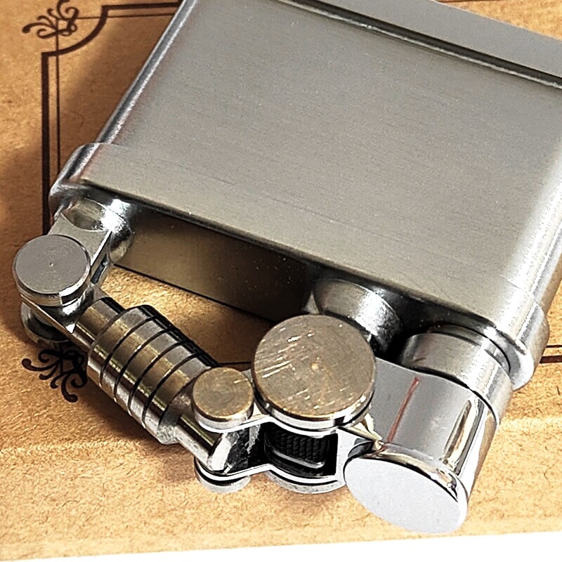 オイルライター デューク おしゃれ DUKE1 クロームサテン レトロ