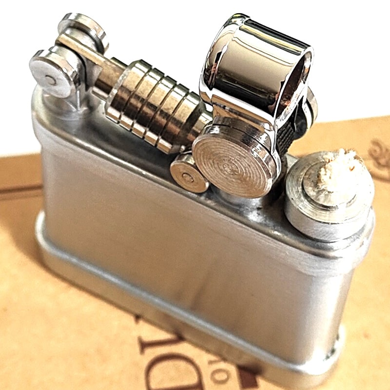 オイルライター デューク おしゃれ DUKE1 クロームサテン レトロ オイルライター デューク おしゃれ DUKE1 クロームサテン レトロ