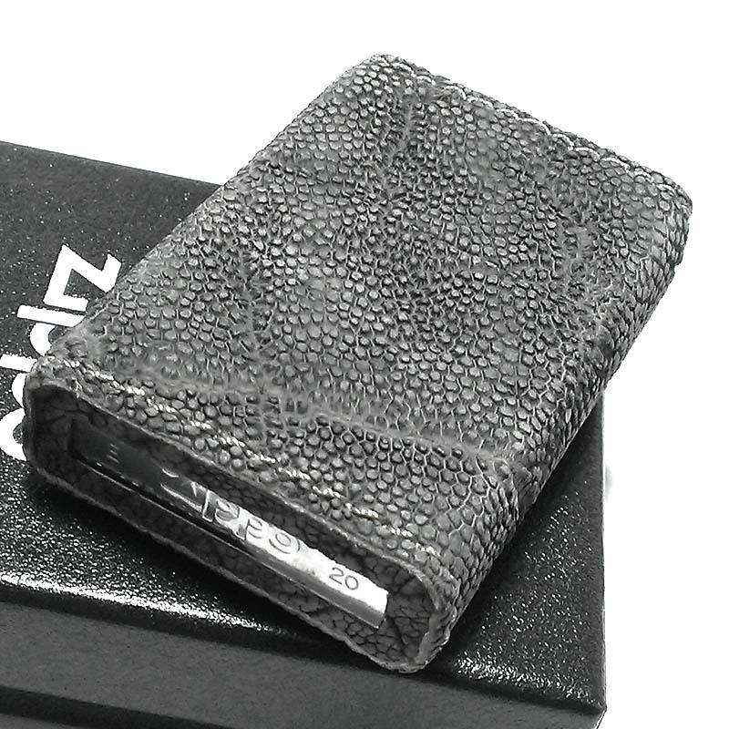 ZIPPO（ジッポー） ライター 本アフリカ象革巻き ジッポ 革巻き