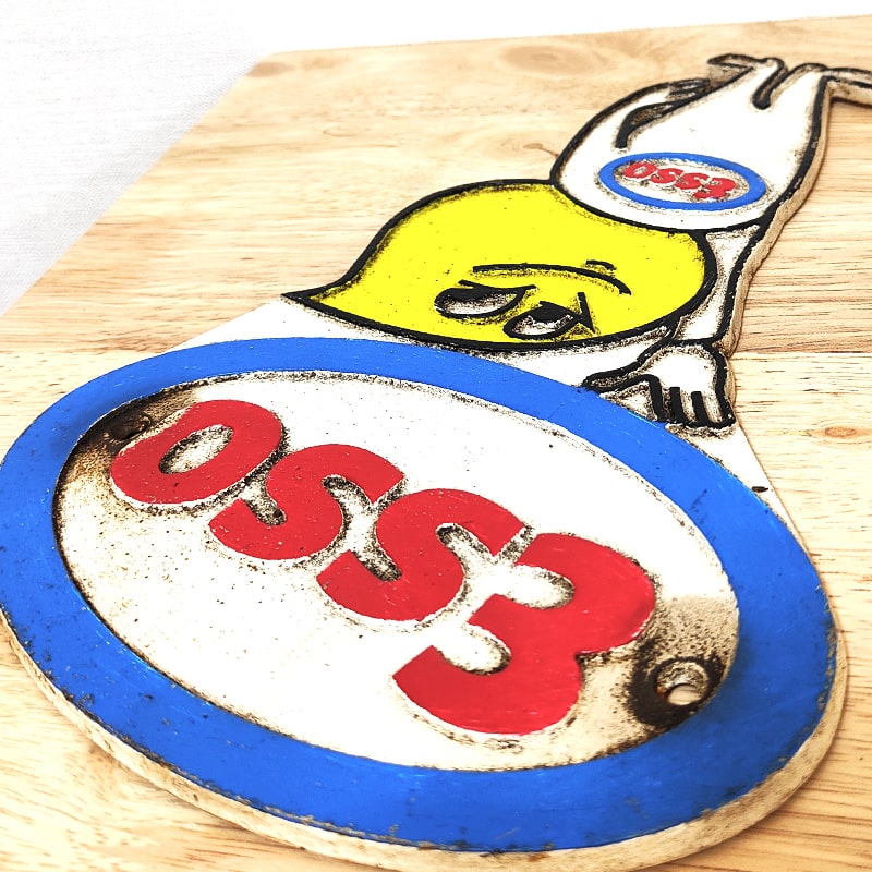 アメリカン レトロ 看板 ESSO かわいい ビンテージ プレート