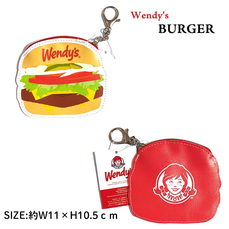 ファスナーポーチ SPAM Wendy's チャーム付き 小物入れ 3種類 ポテト