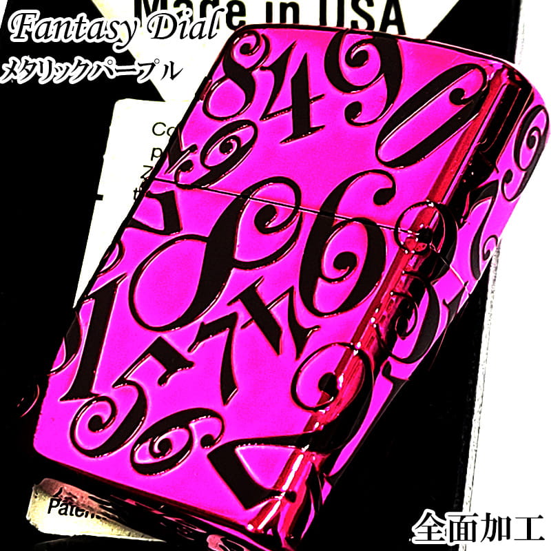 ZIPPO（ジッポー） ライター Fantasy Dial メタリップパープル ジッポ