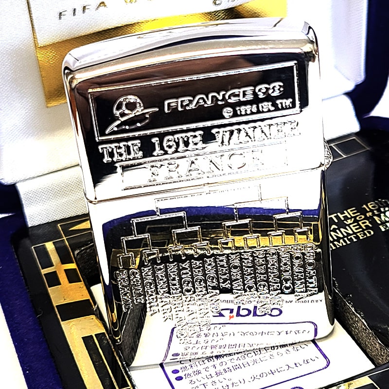 ZIPPO（ジッポー） レアナンバーNo007 一点物 FIFA ワールドカップ98