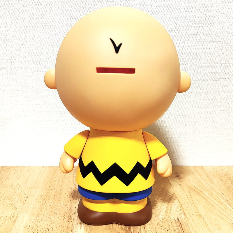 アメリカン レトロ 貯金箱 かわいい チャーリーブラウン フィギュア