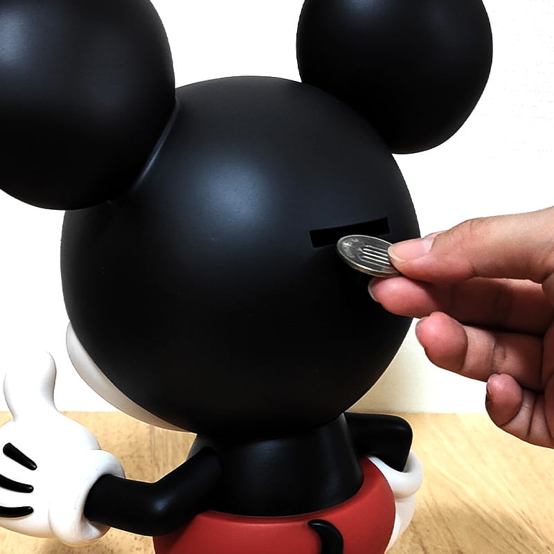アメリカン レトロ 貯金箱 フィギュアバンク ミッキー クラシック