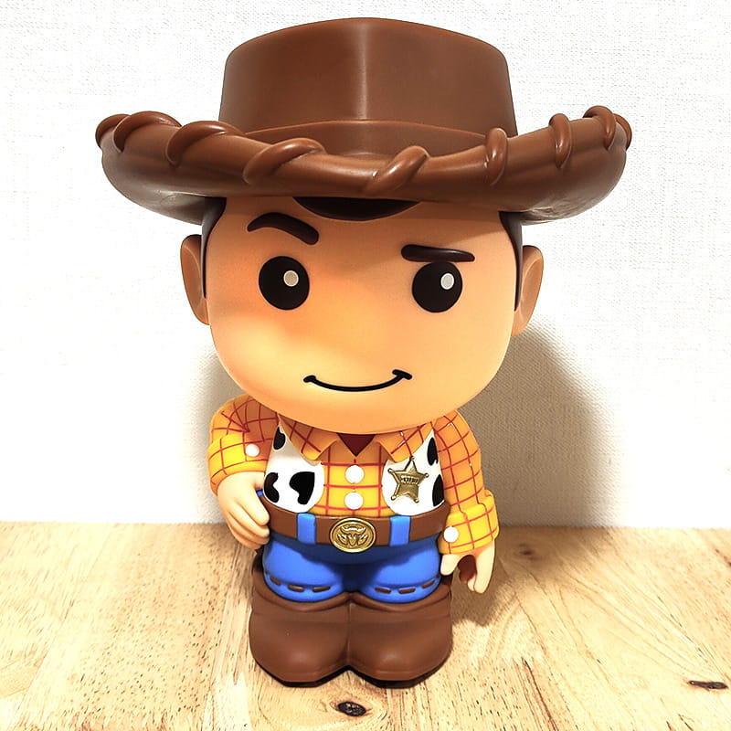 アメリカン レトロ 貯金箱 トイストーリー ウッディ フィギュアバンク