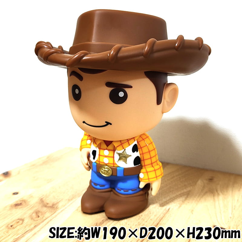 アメリカン レトロ 貯金箱 トイストーリー ウッディ フィギュアバンク