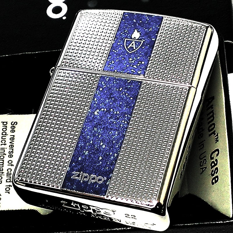 ZIPPO アーマー ファインアーツ ジッポ ライター ロゴ 重厚 シルバー ブルー 細密彫刻 ラメ 両面加工 銀 おしゃれ メンズ ギフト :  finearts-bl : Zippoタバコケース喫煙具のハヤミ - 通販 - Yahoo!ショッピング