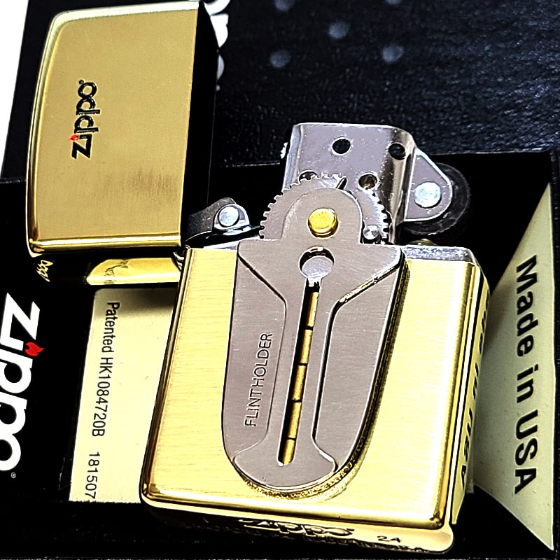 ZIPPO（ジッポー） ライター おしゃれ 可動式 フリントホルダーメタル