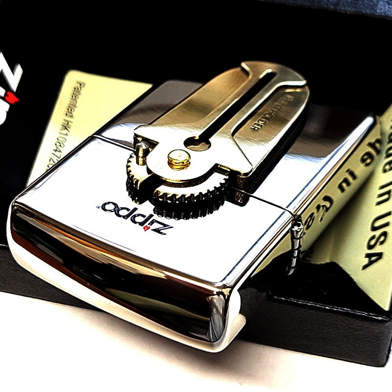 ZIPPO ライター フリントホルダーメタル シルバー＆ブラス